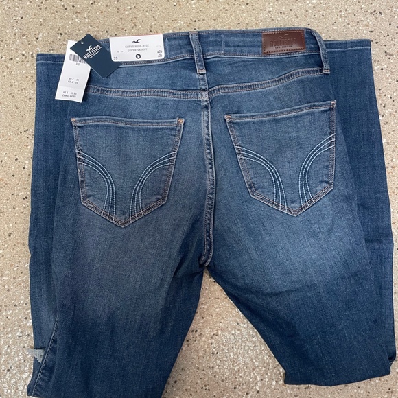 Curvy High-Rise Ripped Medium Wash Super Skinny Jeans 3s/w26L26 - Picture 5 of 6